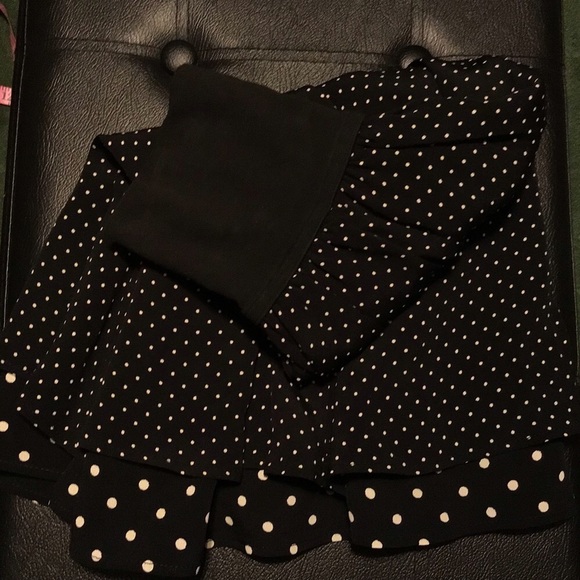 Shelli Segal VINTAGE Black Polka Dot Skirt from Broadway NWT! - Picture 4 of 8